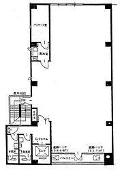 宮川ビル ワンルームの間取図画像