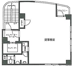 東京ビル ワンルームの間取図画像
