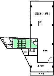 桂昇茅場町ビル ワンルームの間取図画像