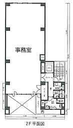東日本橋コーポラス ワンルームの間取図画像