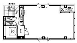 茅場町2丁目ビル ワンルームの間取図画像