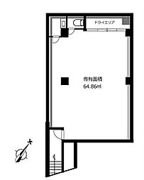東京メトロ副都心線 北参道駅 徒歩3分 地下1階/-