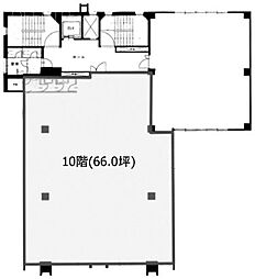 広尾オフィス・ビル ワンルームの間取図画像