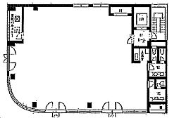 ル・グラシエルビル1 ワンルームの間取図画像