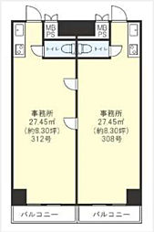 エクレール調布 ワンルームの間取図画像