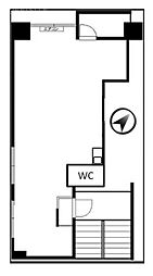 アール五反田 ワンルームの間取図画像