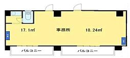 イノスビル ワンルームの間取図画像