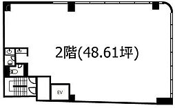 湊SYビル ワンルームの間取図画像