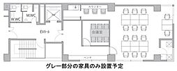 小川町北ビル ワンルームの間取図画像
