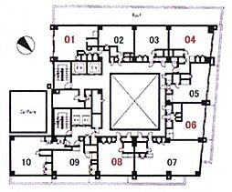 TK関内プラザ ワンルームの間取図画像