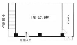 コルマ京橋 ワンルームの間取図画像