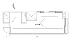 GSハイム芝大門 ワンルームの間取図画像