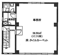 大野木ビル ワンルームの間取図画像