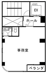 カサイビル ワンルームの間取図画像