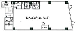 アルマビル ワンルームの間取図画像