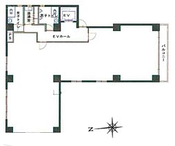 児谷ビル ワンルームの間取図画像