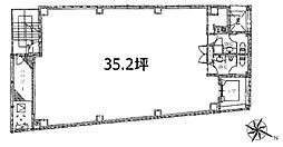 SRビル ワンルームの間取図画像