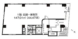 高橋セーフビル ワンルームの間取図画像