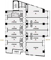 フロイントゥ三田 ワンルームの間取図画像