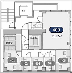 THE HUB田町 4階/400