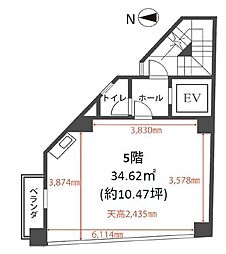 ワコー代々木 5階/5F