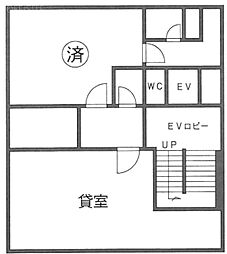 一新ビル ワンルームの間取図画像