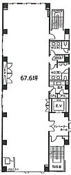 細井ビル ワンルームの間取図画像