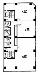 田中八重洲ビル ワンルームの間取図画像