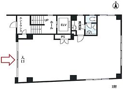 NMビル ワンルームの間取図画像