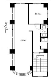 池田ビル ワンルームの間取図画像
