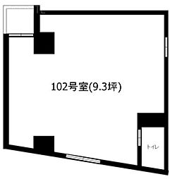 リベルテ青山 ワンルームの間取図画像