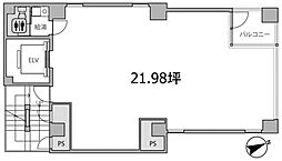 日比谷パークビル ワンルームの間取図画像
