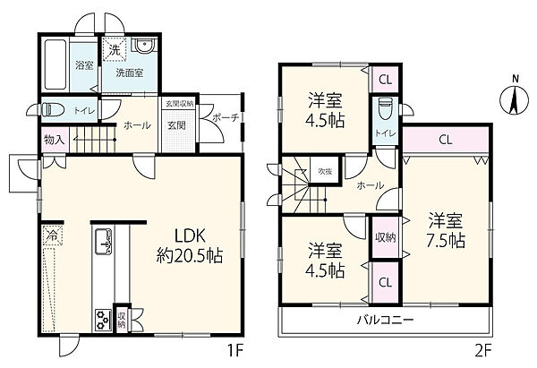 間取り：321000086505