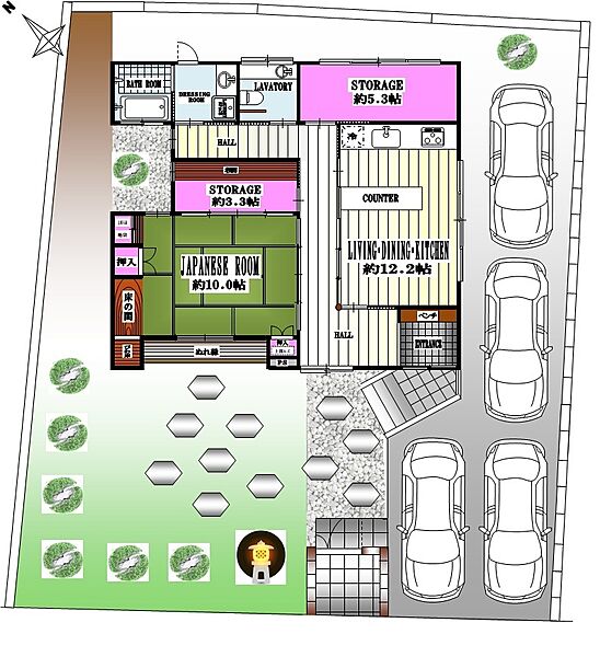 間取り：323000400468