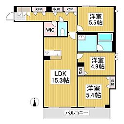 間取図画像 3LDK