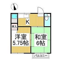 間取図画像 2DK