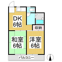 間取図画像 2DK