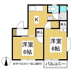 間取図画像 2K