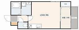 Esperanza江波 3階1LDKの間取り