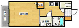 PLEIN SOLEIL 東霞町 1階1Kの間取り