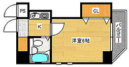 BUILD.K・Ｉ 3階1Kの間取り