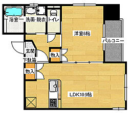 間取図画像 1LDK