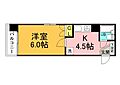 メゾンダイアナイン皆実3階4.3万円