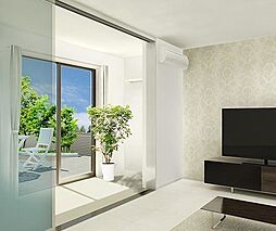 カーサ牛田本町 203 2階2LDKのリビング/ダイニング