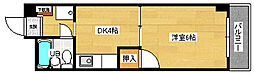 グリーンマンション 2階1DKの間取り