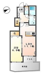 間取図画像 1LDK