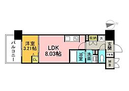 間取図画像 1LDK