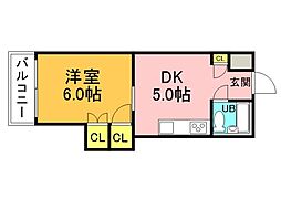 間取図画像 1DK