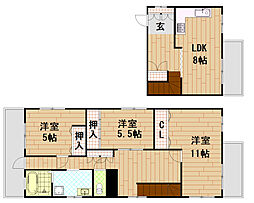 近藤ビル 301 3階3LDKの間取り