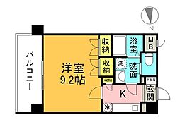 第24友建ビル 1Kの間取図画像